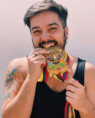 Finalista con su medalla